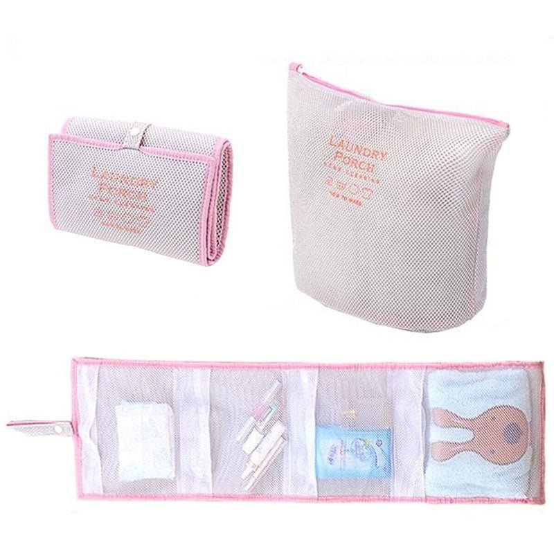 Portable Reusable Bath Hanging Mesh Bag Organizer for Toiletry Storage - NuSea